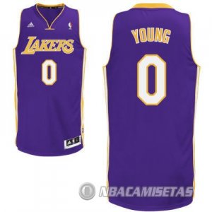 Camiseta Purpura Young Los Angeles Lakers Revolution 30