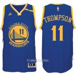 Camiseta Autentico Golden State Warriors Thompson #11 Azul
