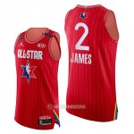 Camiseta All Star 2020 Western Conference Lebron James #2 Rojo