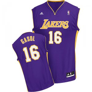 Camiseta Purpura Gasol Los Angeles Lakers Revolution 30