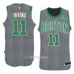 Camiseta Navidad 2018 Boston Celtics Kyrie Irving #11 Verde