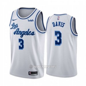 Camiseta Los Angeles Lakers Anthony Davis #3 Classic 2019-20 Blanco
