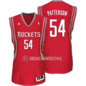 Camiseta Houston Rockets Patterson #54 Rojo