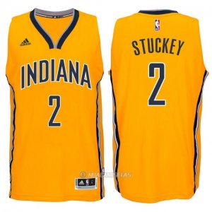 Camiseta Indiana Pacers Stuckey #2 Amarillo