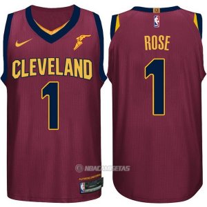 Nike Camiseta Cleveland Cavaliers Rose #1 2017-18 Rojo