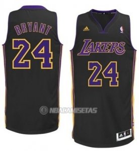 Camiseta Negro Bryant Los Angeles Lakers Revolution 30