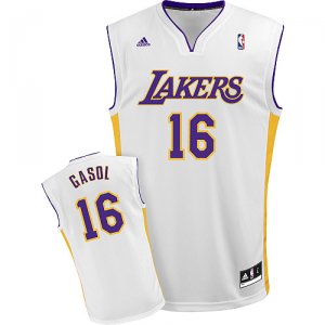 Camiseta Blanco Gasol Los Angeles Lakers Revolution 30