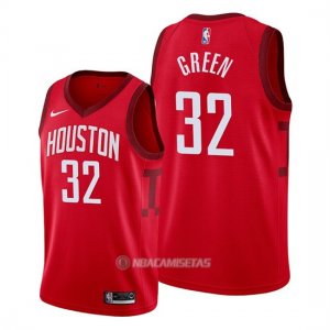 Camiseta Houston Rockets Jeff Green #32 Earned 2019-20 Rojo