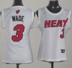 Camiseta Mujer de Wade Miami Heat #3 Blanco
