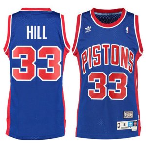 Camiseta Detroit Pistons Hill #33 Azul