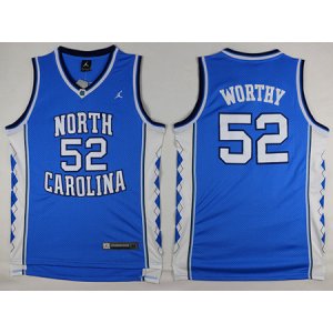 Camiseta NCAA Worthy Carolina #52 Azul