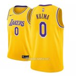 Camiseta Los Angeles Lakers Kyle Kuzma #0 Icon 2018 Oro