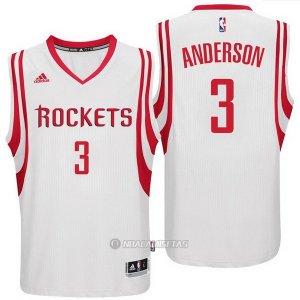Camiseta Houston Rockets Anderson #3 Blanco