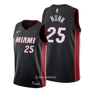 Camiseta Miami Heat Kendrick Nunn #25 Icon Negro