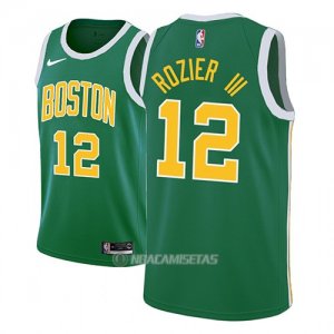 Camiseta Boston Celtics Terry Rozier III #12 Earned 2018-19 Verde