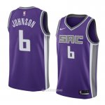 Camiseta Sacramento Kings Joe Johnson #6 Icon 2018 Violeta
