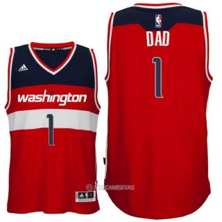 Camiseta Dia del Padre Washington Wizards Dad #1 Rojo
