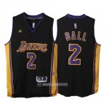 Camiseta Los Angeles Lakers Ball #2 Negro