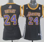 Camiseta Mujer de Bryant Los Angeles Lakers #24 Negro