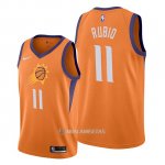 Camiseta Phoenix Suns Ricky Rubio #11 Statement Naranja