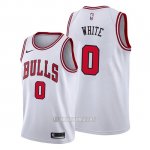 Camiseta Chicago Bulls Coby White #0 Association 2019-20 Blanco