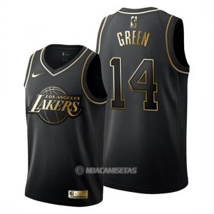 Camiseta Golden Edition Los Angeles Lakers Danny Green #14 Negro
