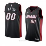 Camiseta Miami Heat Yante Maten #00 Icon 2018 Negro