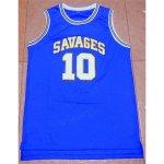 Camiseta NCAA Rodman Savages #10 Azul