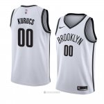 Camiseta Brooklyn Nets Rodions Kurucs #00 Association 2018 Blanco