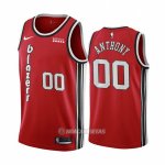 Camiseta Portland Trail Blazers Carmelo Anthony #00 Classic Edition Rojo