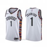 Camiseta Brooklyn Nets Jamal Crawford #1 Ciudad Blanco