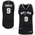 Camiseta Leopard Light Loco San Antonio Spurs #9 Parker