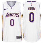 Camiseta Autentico Los Angeles Lakers Kuzma #0 2017-18 Blanco