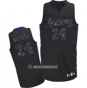 Camiseta Camuflaje Moda Los Angeles Lakers Bryant #24