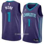 Camiseta Charlotte Hornets Malik Monk #1 Statement 2018 Violeta