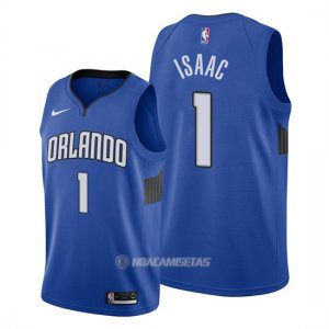 Camiseta Orlando Magic Jonathan Isaac #1 Statement Edition Azul
