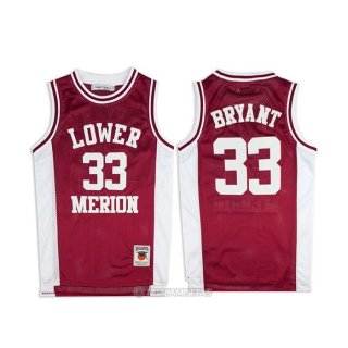 Camiseta Lower Merion Kobe Bryant #33 Rojo